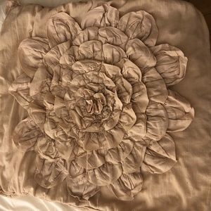 Two Anthropologie Euro Pillow Shams